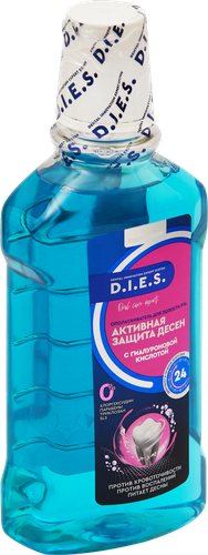 

Ополаскиватель для полости рта D.I.E.S. активная защита десен с гиалуроновой кислотой 500 мл