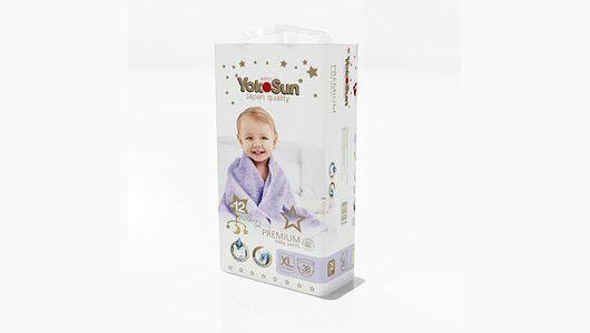 Подгузники-Трусики YokoSun Premium XL 12-20 кг, 38 шт