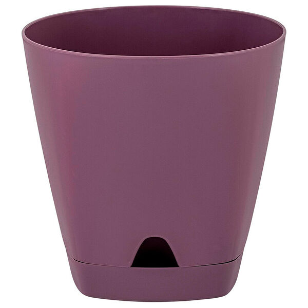 Горшок для цветов с подставкой InGreen Amsterdam цвет: морозная слива 2.5л