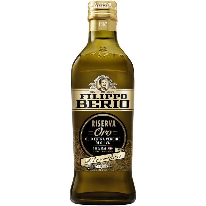 

Масло оливковое Filippo Berio Extra Virgin Reserva Oro нерафинированное, 500 мл
