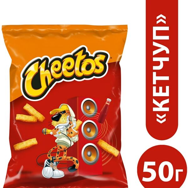 Снеки кукурузные Cheetos Кетчуп 50г