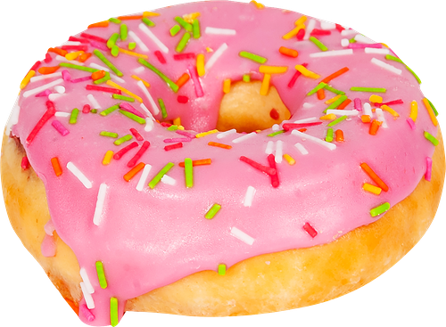 Донат Лента Fresh с клубничным кремом 65 г