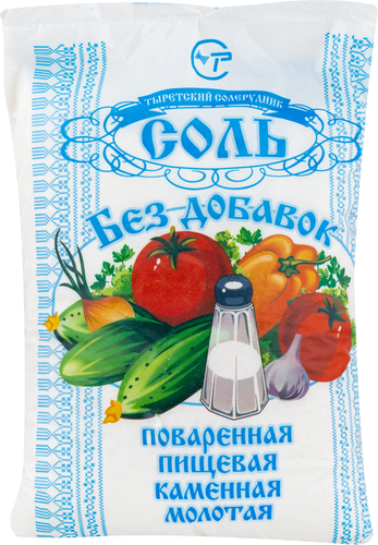 

Соль пищевая Тыретский солерудник