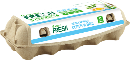 

Яйцо куриное Лента Fresh Селен и йод С1 10 шт.