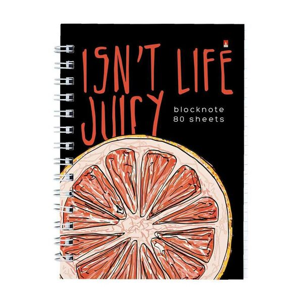 Блокнот Альт Престиж в клетку на спирали А6 в ассортименте, 80 листов