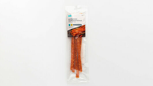 Колбаски из мяса птицы, сырокопченые