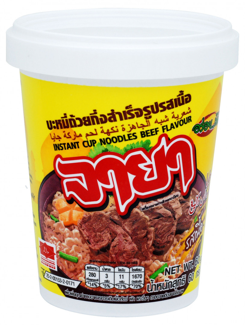 

Лапша Jaya со вкусом говядины 60 г