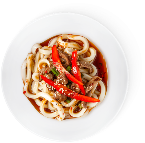 Вок с курицей М-Кухня в соусе терияки с лапшой удон 250 г