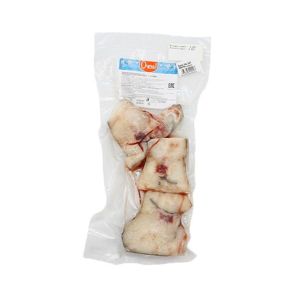 Морож. пищ. рыб. прод.:Треска кусок (стейк) фас. тм 