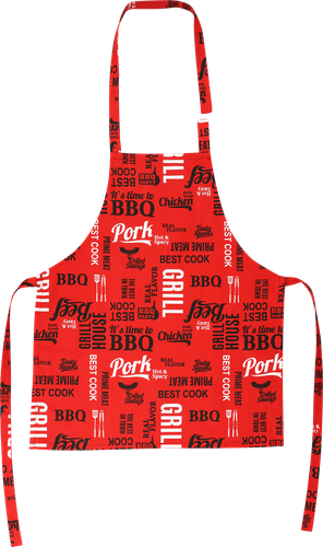 

Фартук Василиса BBQ 60х70 см хлопок красный