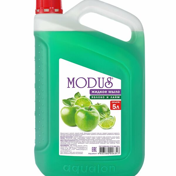 Мыло жидкое MODUS 5л Яблоко и лайм