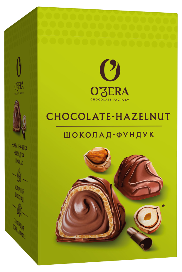 

Набор конфет O'Zera с ореховой начинкой в молочном шоколаде 150 г