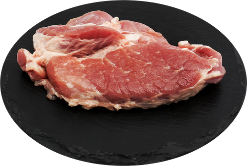 Свинина котлета натуральная из шеи охлажденная вес