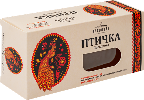 Пирожное Кондитерская Прохорова Птичка Прохорова суфлейное 60 г