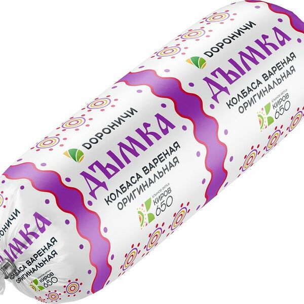 Колбаса Дороничи Дымка Оригинальная из мяса птицы вареная