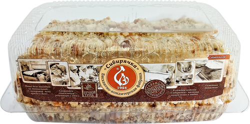 

Торт БКФ СИБИРЯЧКА Медовый, 500г
