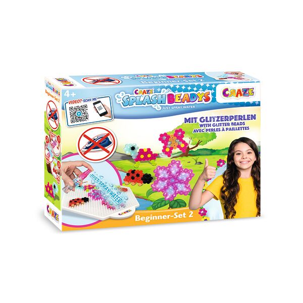 Аквамозаика в наборе для детского творчества Craze Splash Beadys 4г+