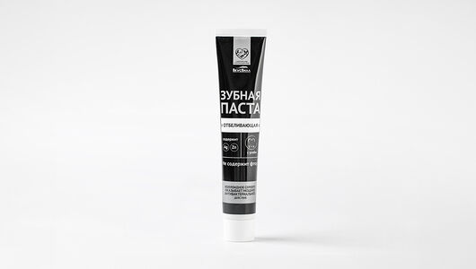 Паста зубная ВкусВилл Отбеливающая с углем