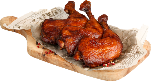 Окорочка куриные Лента Fresh варено-копченые, вес