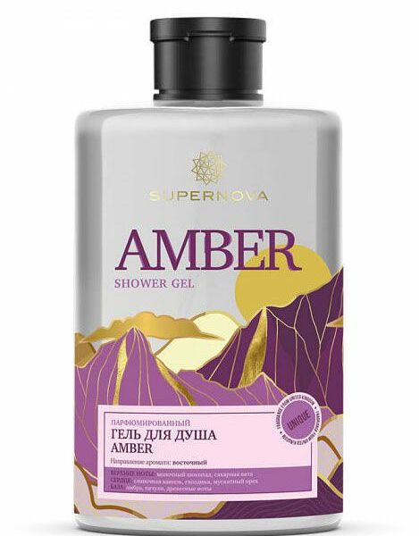 Гель для душа Supernova Amber парфюмированный