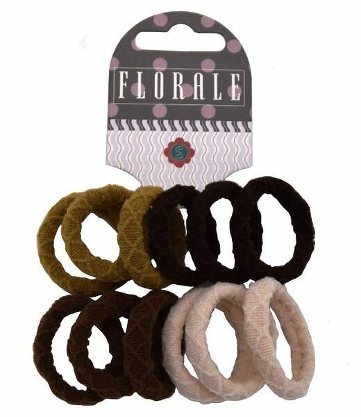 Резинка для волос Florale ANZ1-44, 12 шт в ассортименте