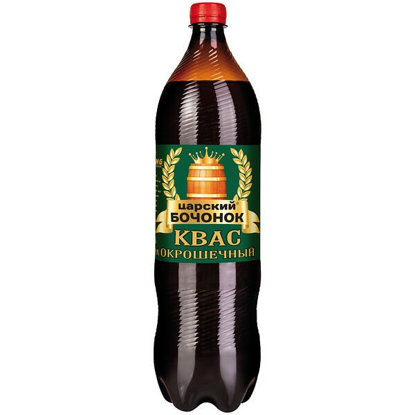 Квас Царский Бочонок окрошечный, 1.5л