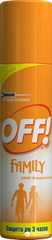Аэрозоль против комаров Off Family 100мл