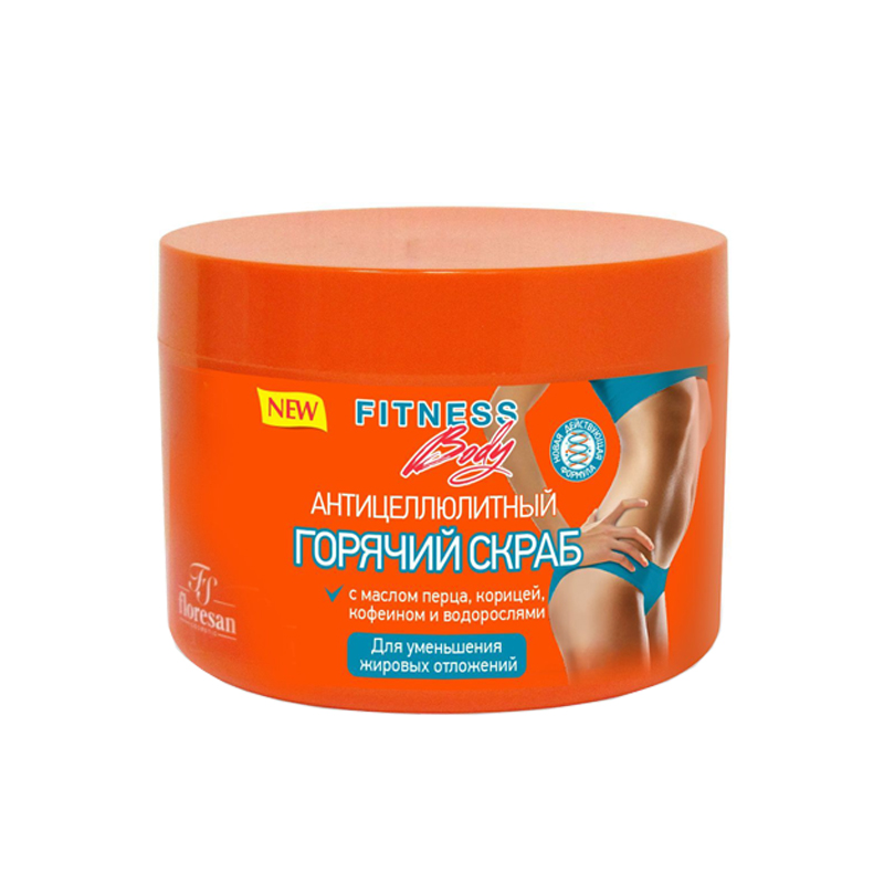 

Скраб для тела Floresan Fitness Body Антицеллюлитный горячий 500 мл