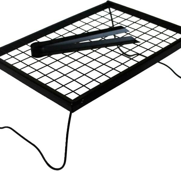 Гриль портативный Домашний Сундук BBQ 35*25см + щипцы