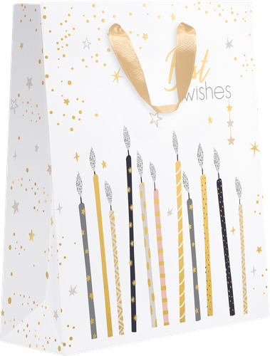 

Пакет подарочный Shine 22.7х18х10 см, люкс в ассортименте 1 шт.