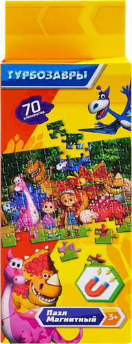 Набор игровой Турбозавры Пазл магнитный, 70 деталей