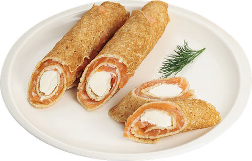 Блинчик Лента Fresh с сыром и лососем вес