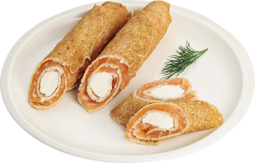 

Блинчик Лента Fresh с сыром и лососем вес