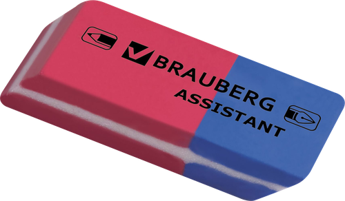 

Набор ластиков Brauberg "Assistant 80" 4 шт., 41х14х8 мм красно-синие,прямоугольные,скошенные края