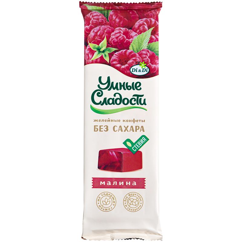 

Конфеты желейные Умные сладости Малина 90 г