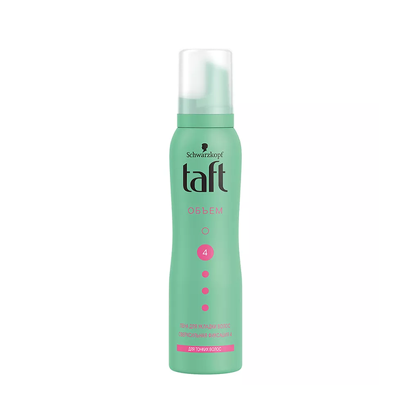Пена для укладки Taft Объем сверхсильная фиксация для тонких волос