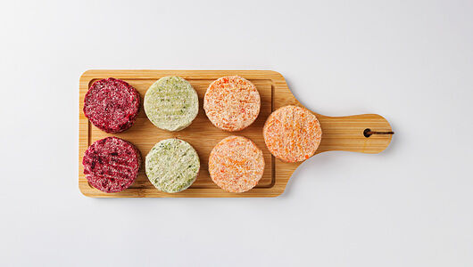 Котлеты овощные ВкусВилл ассорти, без добавления соли, замороженные