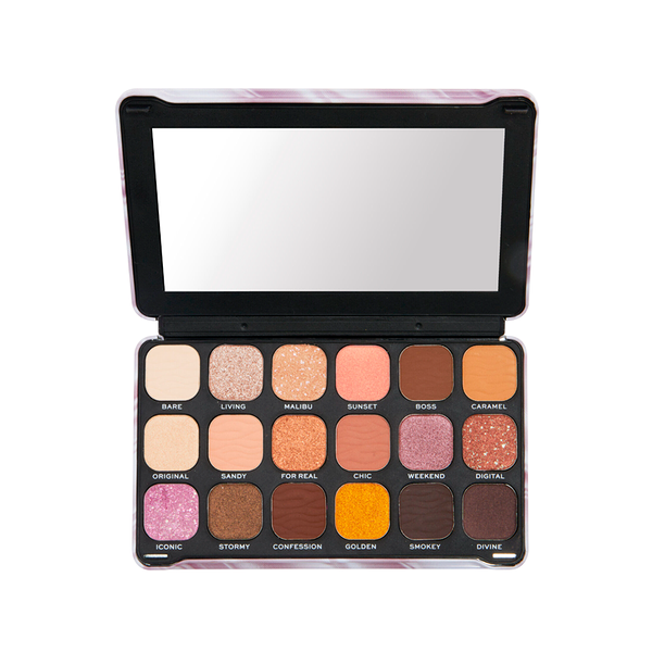 Палетка теней для век Revolution Makeup Forever Flawless Eyeshadow Palette: Nude Silk 20 г