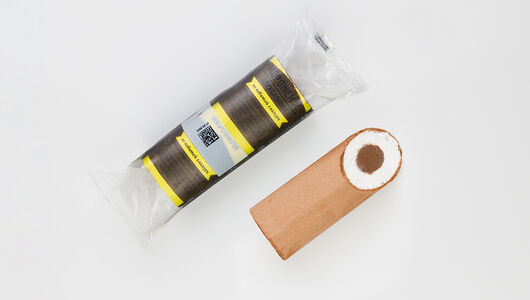 Мороженое двухслойное во взбитой глазури  