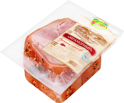

Рулет копчено-вареный Вкусно так Мраморный из свинины