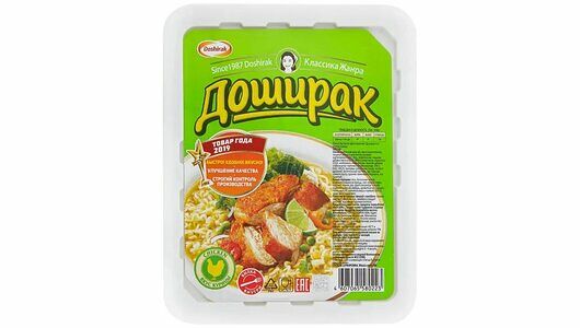 Лапша Доширак с курицей, 90г