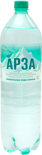 

Вода минеральная Арза лечебно-столовая газированная 1.5 л