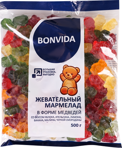 Мармелад жевательный Bonvida в форме медведей