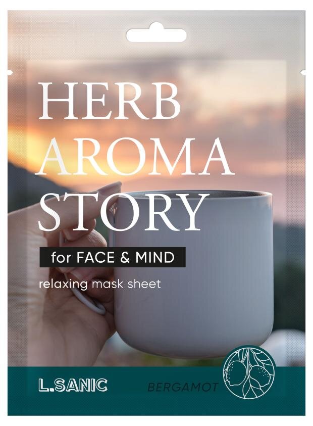 

Маска тканевая L.Sanic Herb Aroma Story бергамот 25 мл