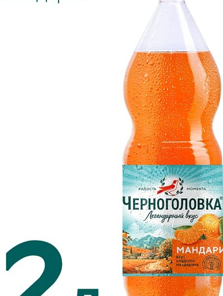 Напиток Черноголовка Мандарин 2л