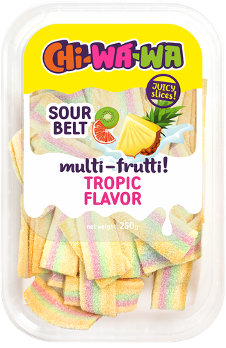 

Мармелад Chi-Wa-Wa Minibox Тропик жевательный кислый 250 г