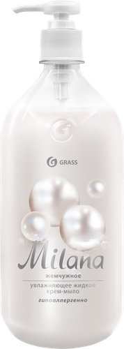

Жидкое крем-мыло Grass Milana Жемчужное 1000 мл