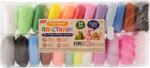 

Пластилин Mazari Creative суперлегкий, 24 цвета