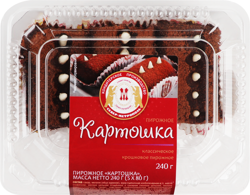 

Пирожное Север-Метрополь Картошка 240 г
