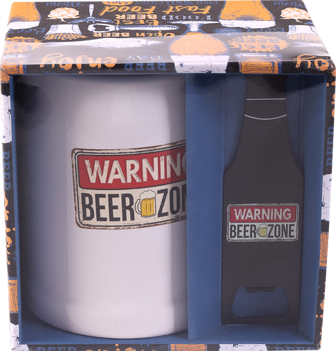 Кружка для пива HOMECLUB с открывашкой